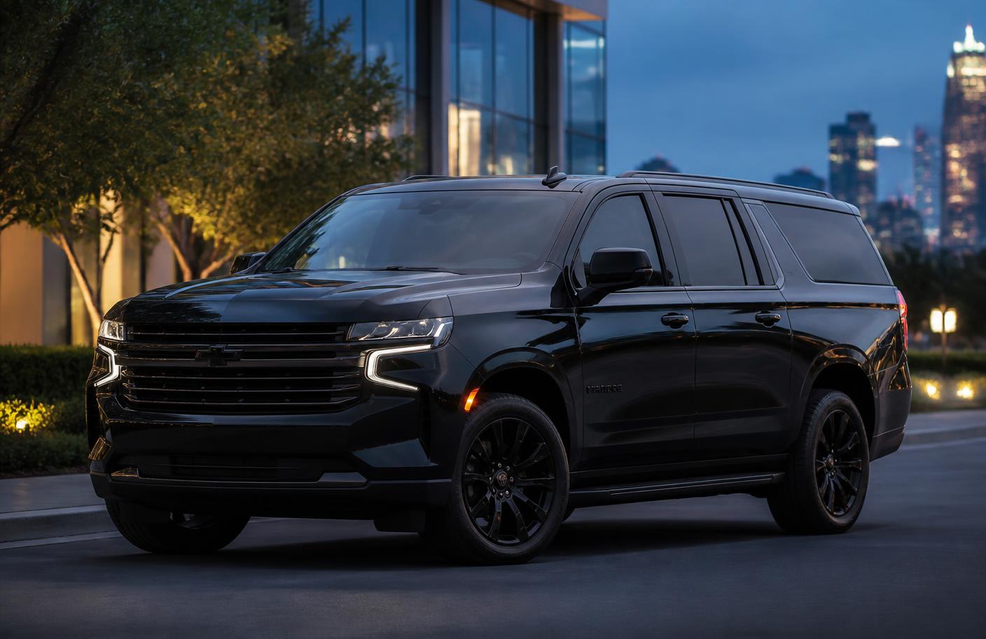 Black executive suv available for private car service in NYC, NJ and CT